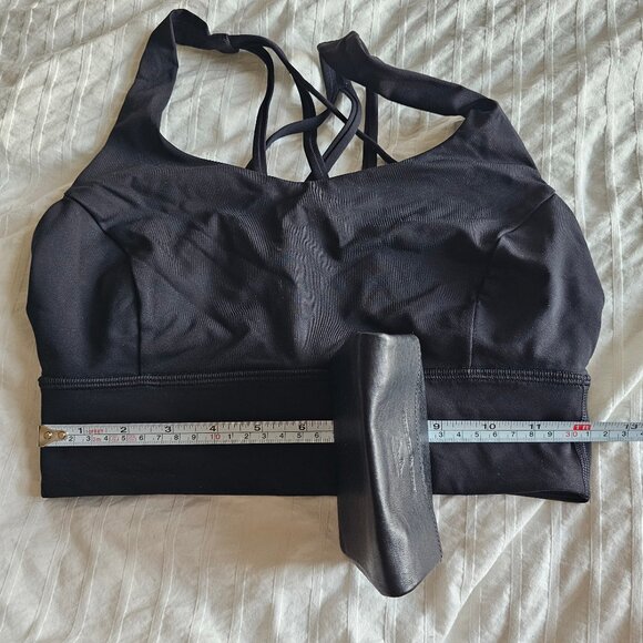 Lululemon Free to be Serene Sports Bra Long Line - Black - Picture 6 of 6